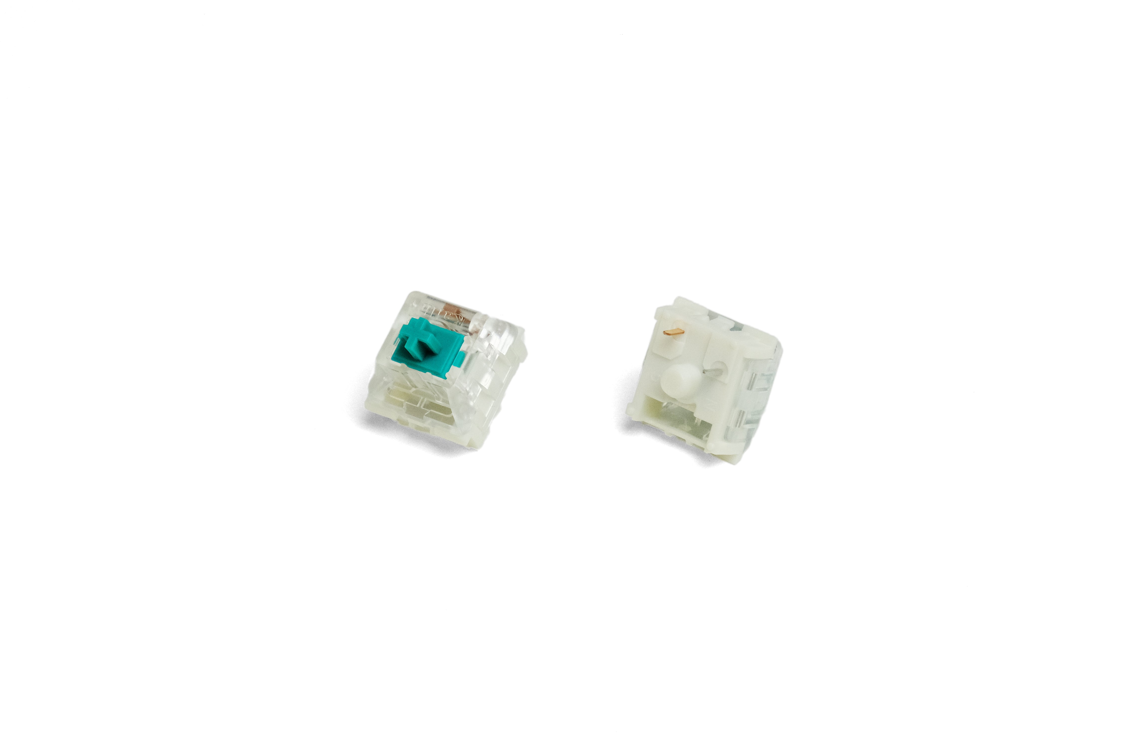 Kailh Pro Light Green Clicky Switches at KeebsForAll