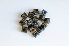 Close up of Durock L7 Smokey Switches