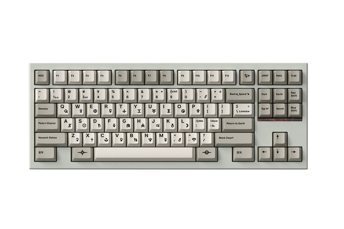 MW Cosmic Diving Keycap Set Dye-Sub PBT for Mechanical Keyboards - Dive into the cosmos with the MW Cosmic Diving Keycap Set by