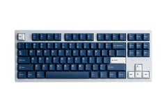 kfaPBT White on Navy Keycaps for Mechanical Keyboards - We are excited to introduce the in-stock kfaPBT keysets, fea