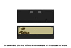 Black Case with Mirror Golden Weight