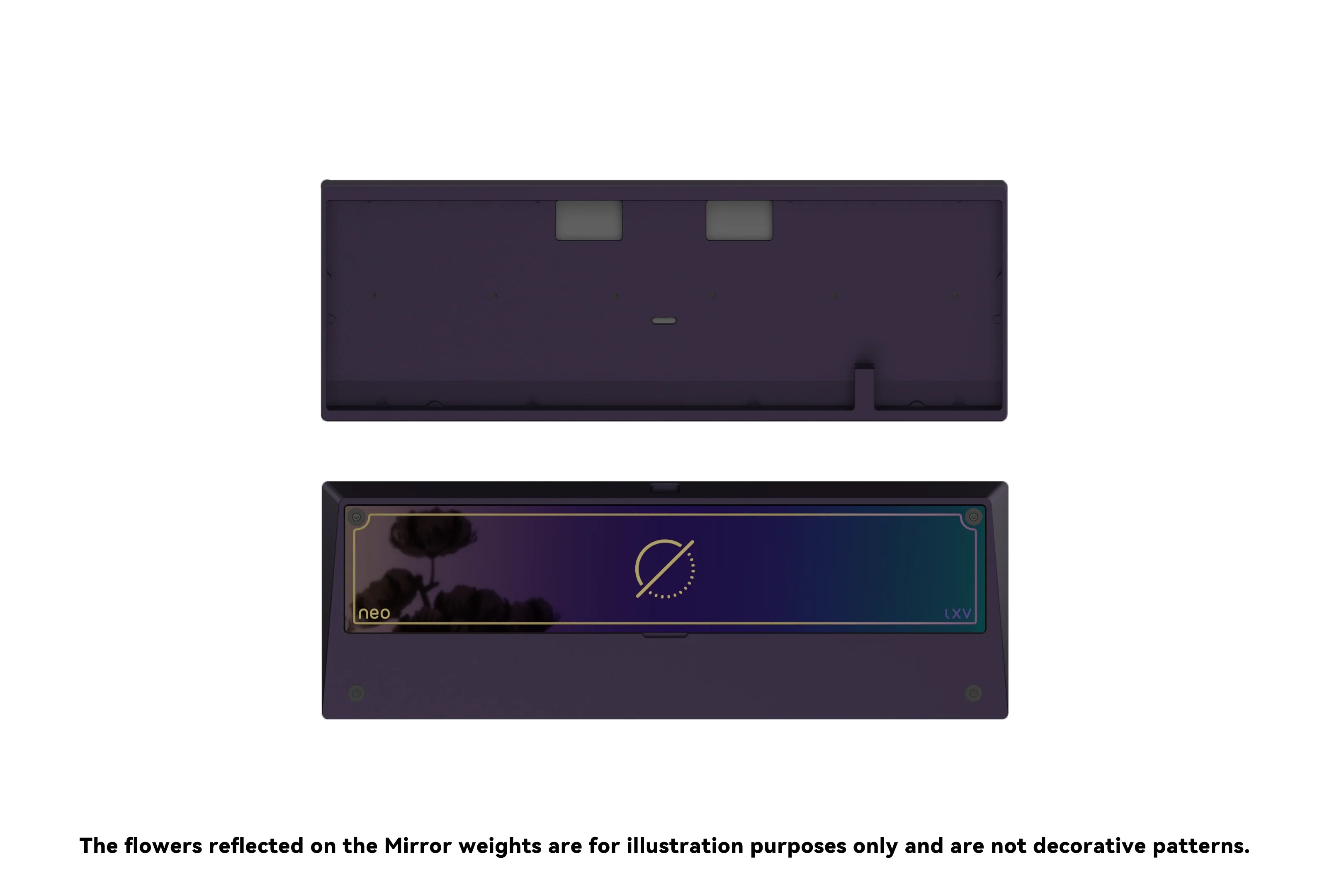 Purple Case with Mirror Chroma Weight