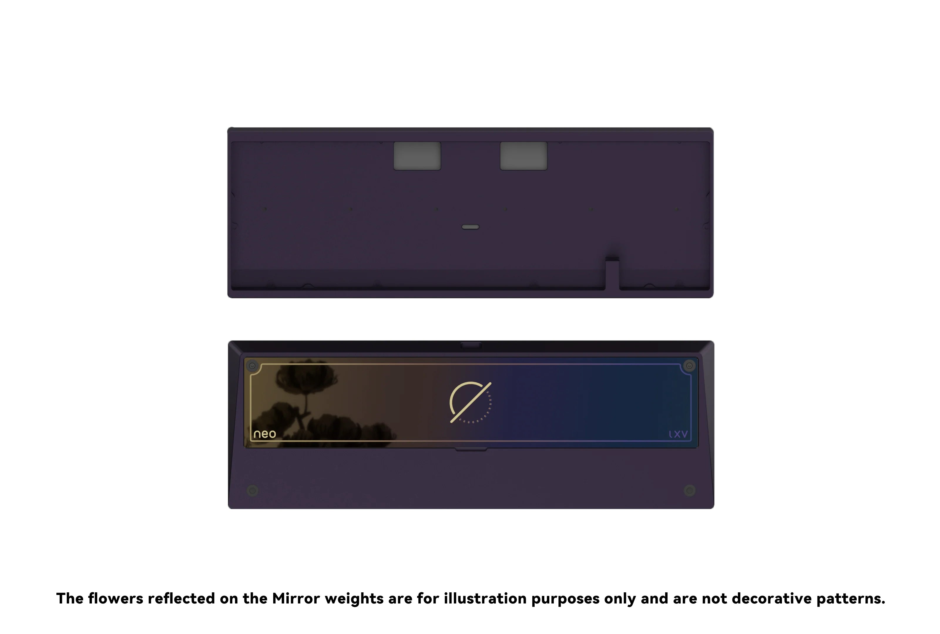 Purple Case with Mirror Dusk Weight