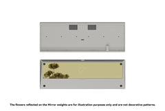 Silver Case with Mirror Golden Weight