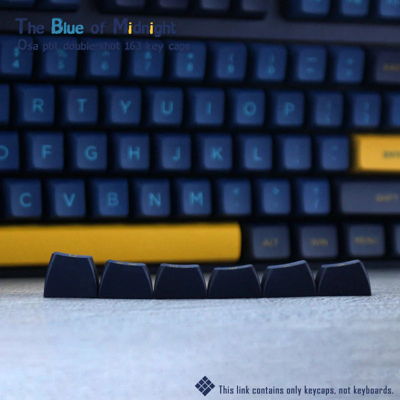 WINMIX Midnight Blue OSA Profile Keycaps