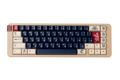 Detailed view of PBTFans Ronin Keycap Set Doubleshot ABS for Mechanical Keyboards