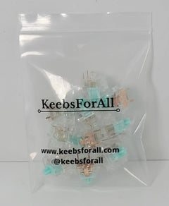 Durock L2 Creamy Green Switches - KeebsForAll