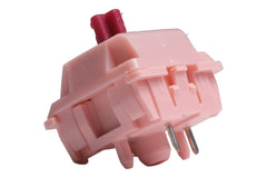Detailed view of Sarokeys Strawberry Wine V2 Linear Switches