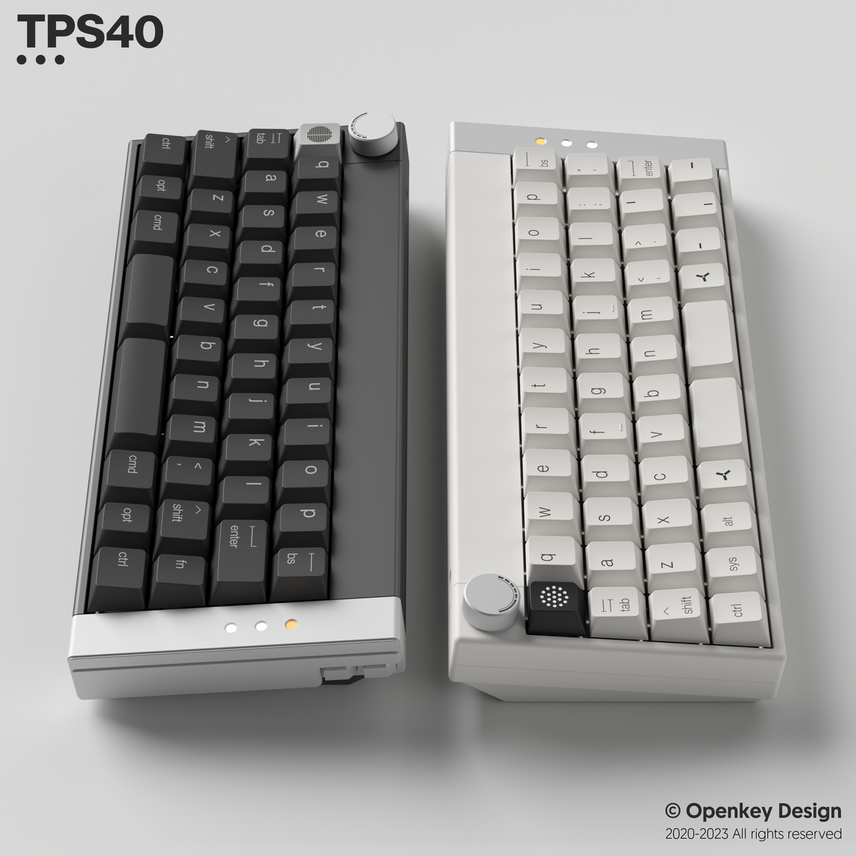 IC] QUARKeys Z40 low profile keyboard, 40% MIT layout, full kit