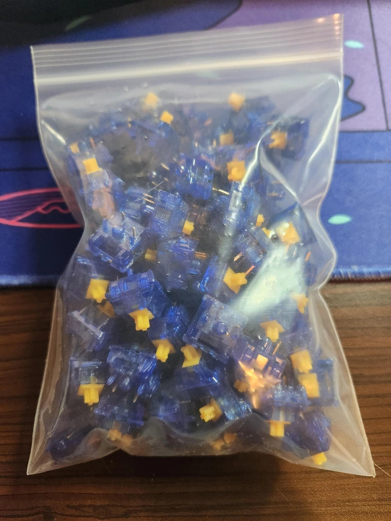 [KFA MARKETPLACE] Lubed and filmed tecsee sapphire switches x90 - KeebsForAll