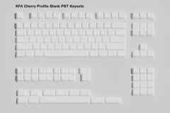 KFA Cherry Profile Blank PBT Keysets - Alternate Angle