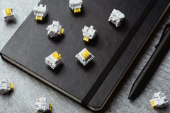 Wuque WS Yellow Linear Switches - Alternate Angle