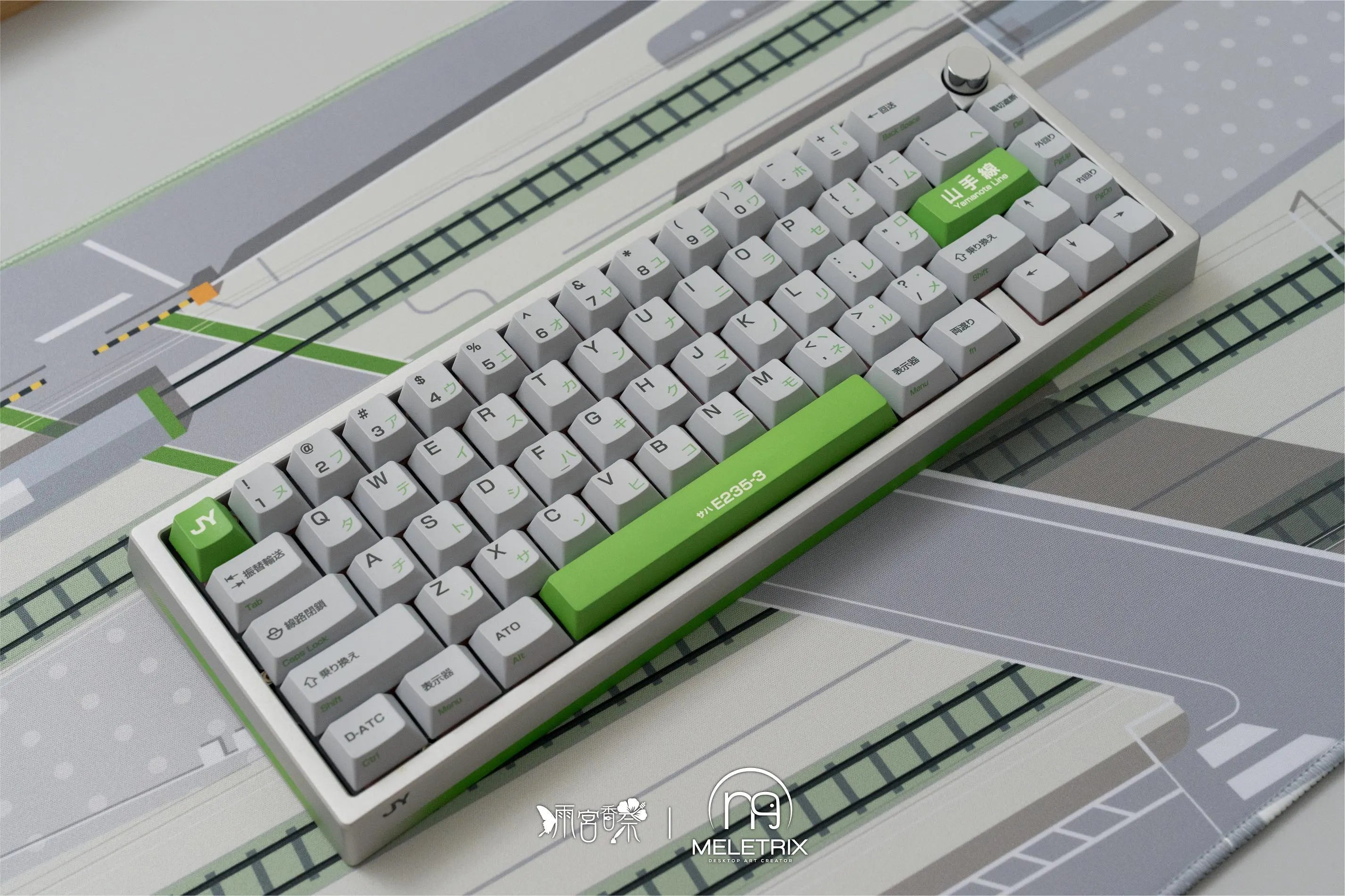 [Pre-Order] WS Yamanote Line Theme Deskmat by Meletrix - KeebsForAll