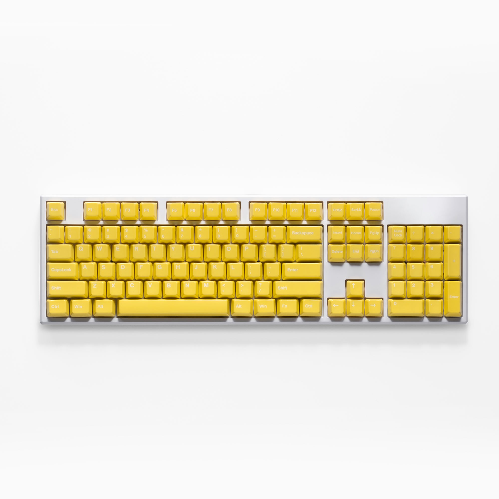 114-Key Yellow Keycaps | CeraKey
