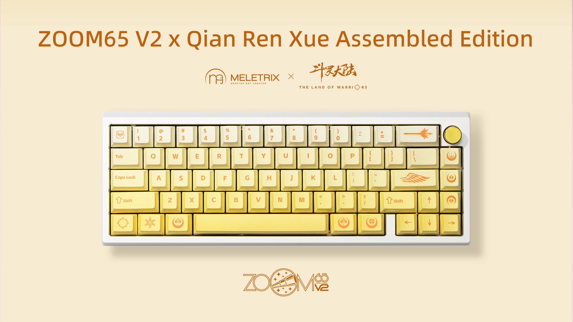 ZOOM65 V2 x Qian Ren Xue Assembled Edition Keyboard Kit