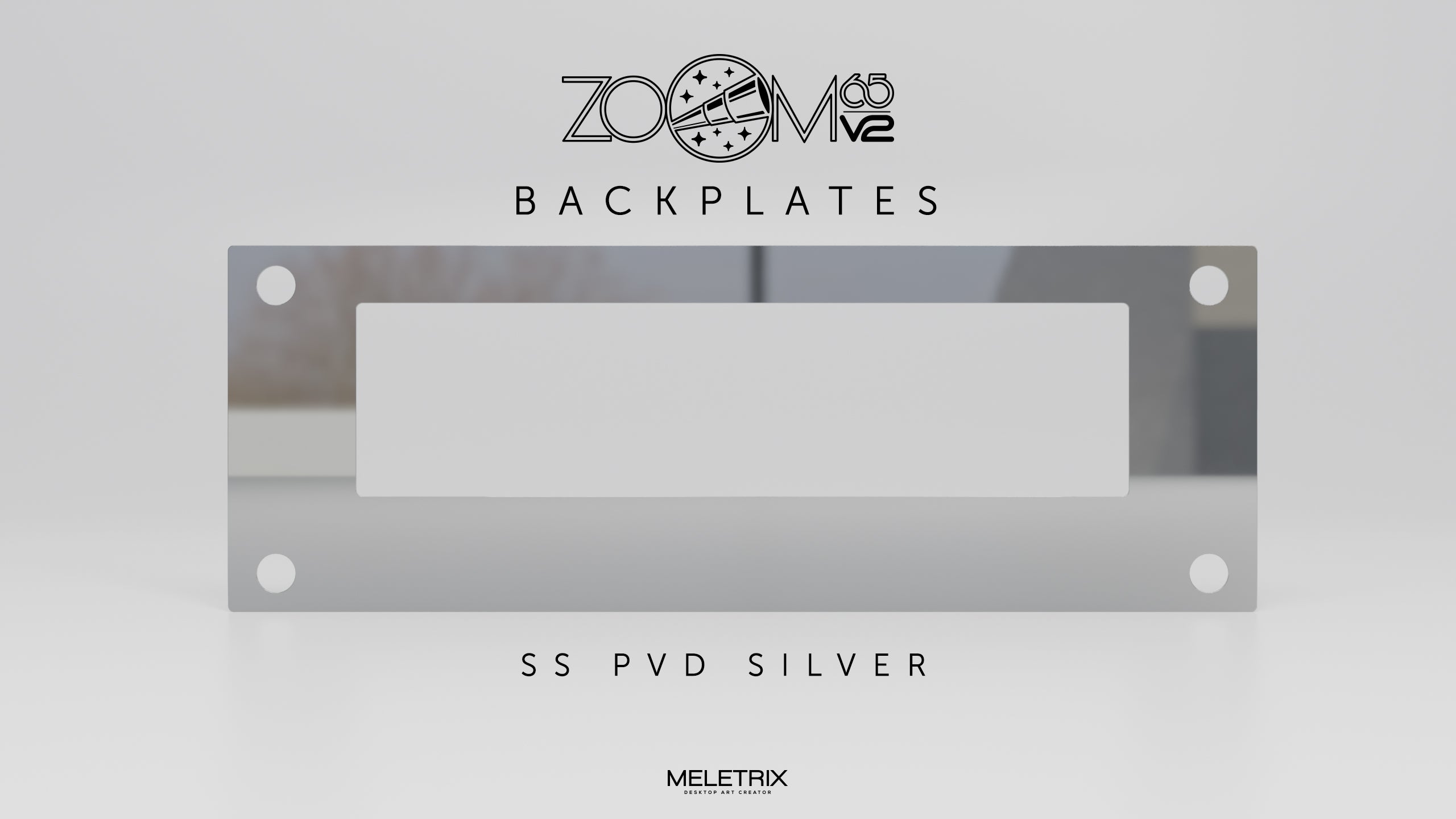 [Group Buy] ZOOM65 V2.5 Extra Back Plate Kit by Meletrix