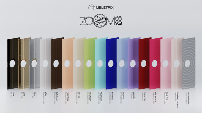 Zoom65 V3 - Back Plates for Mechanical Keyboards - Customize your Zoom65 V3 with unique Back Plates