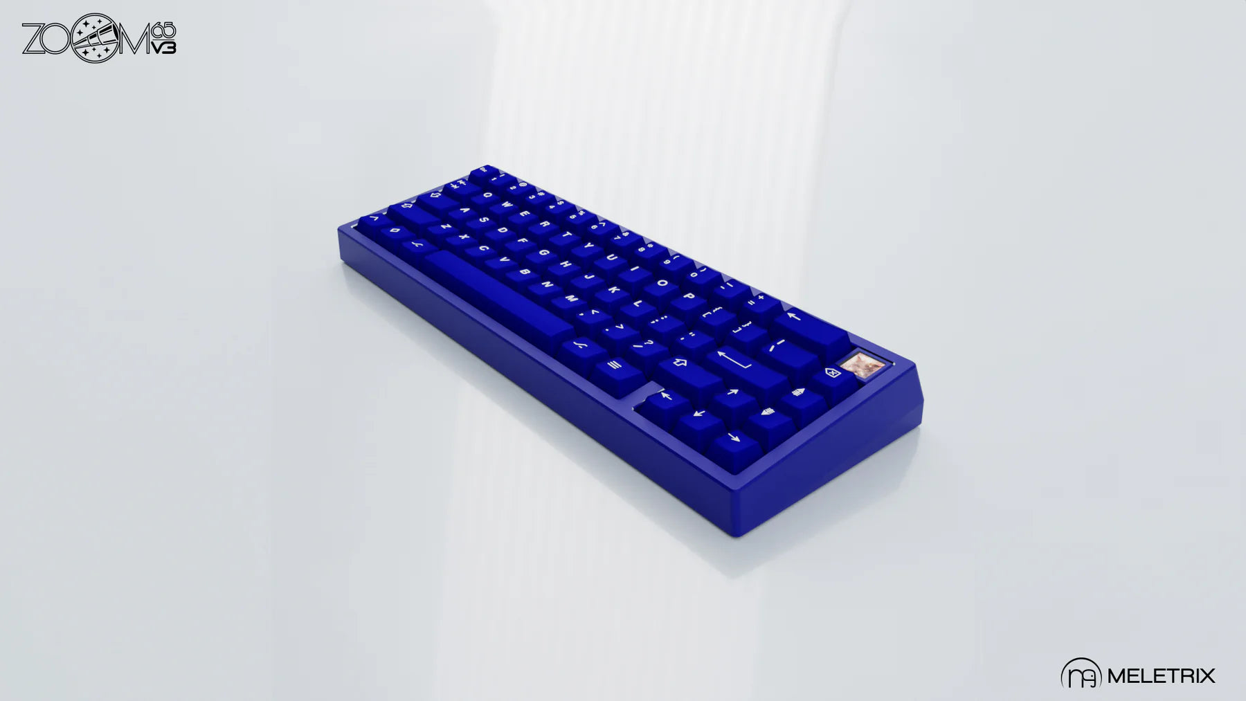 M!LK　Blu-ray Zoom65 V3 Mechanical Keyboard by Meletrix – KeebsForAll