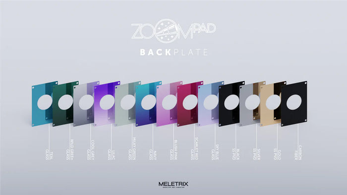 ZoomPad Extra Back Plate Kit for Mechanical Keyboards - Customize your ZoomPad with extra add-ons