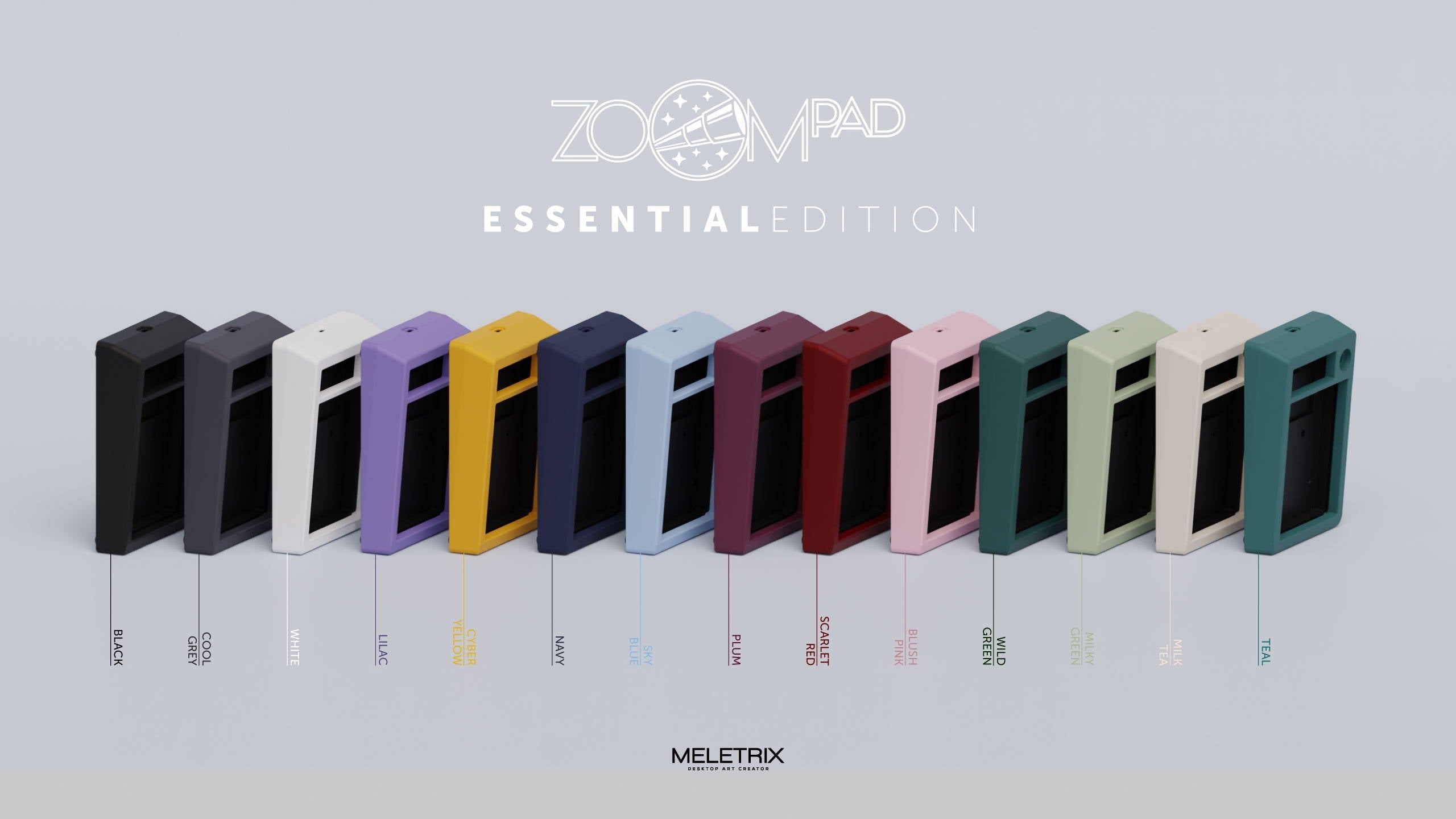 ZoomPad EE Tri-Mode - Cool Grey - KeebsForAll