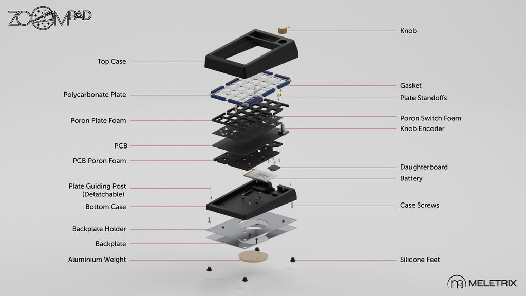 ZoomPad SE Tri-Mode - Anodized Black