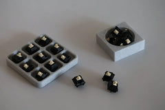 Close up of Sarokeys Bsun BCP Linear Switches