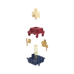 Detailed view of Gateron Quinn Tactile Switches