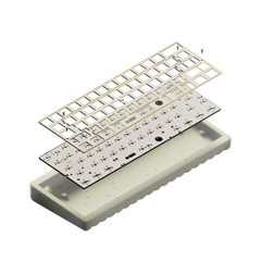 HIBI JUNE 60% Keyboard Kit | Custom Mechanical Keyboards – KeebsForAll