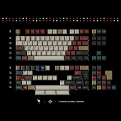 Keykobo Retro Mixed Lights R2 Keycap Set for Mechanical Keyboards - Keykobo Retro Mixed Lights R2 Keycaps are inspired by Tohsi