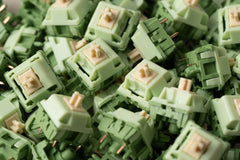 KFA BSUN Pistachio Gelato Switches - Alternate Angle