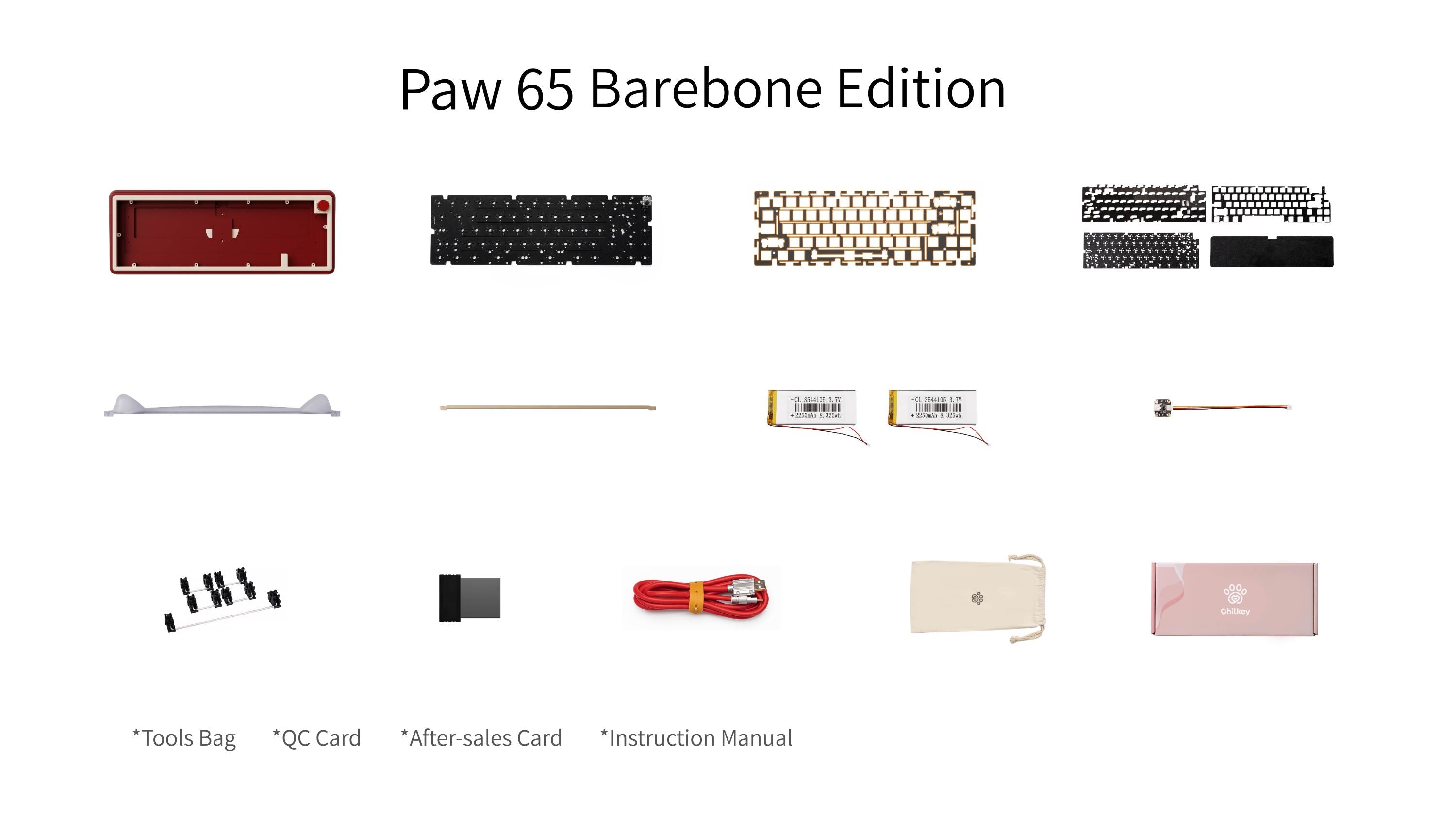 [Group Buy] Chilkey PAW65 Barebone Edition - KeebsForAll