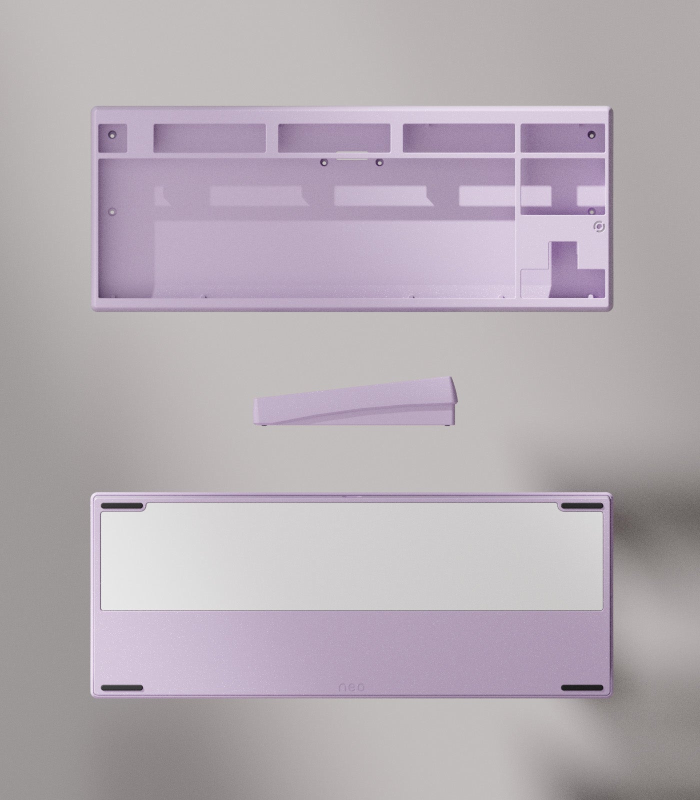 Spray-coated Lilac with Spray-Coated White Weight