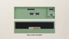 Spray-coated Avocado Black ALU Weight PVD Golden Badge