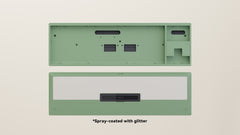 Spray-coated Avocado White ALU Weight PVD Black Badge
