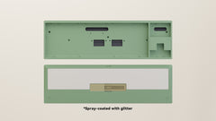 Spray-coated Avocado White ALU Weight PVD Golden Badge