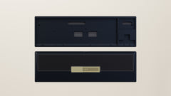 Anodized Navy Black ALU Weight PVD Golden Badge