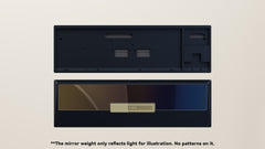 Anodized Navy Mirror Dusk SS Weight PVD Golden Badge
