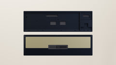 Anodized Navy Golden ALU Weight PVD Black Badge