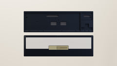 Anodized Navy White ALU Weight PVD Golden Badge