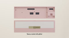 Spray-coated Pink White ALU Weight PVD Golden Badge