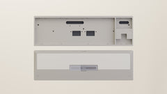 Spray-coated Retro White White ALU Weight PVD Silver Badge