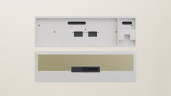 Spray-coated White Golden ALU Weight PVD Black Badge