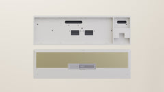 Spray-coated White Golden ALU Weight PVD Silver Badge