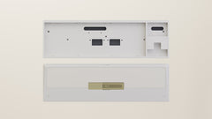 Spray-coated White White ALU Weight PVD Golden Badge