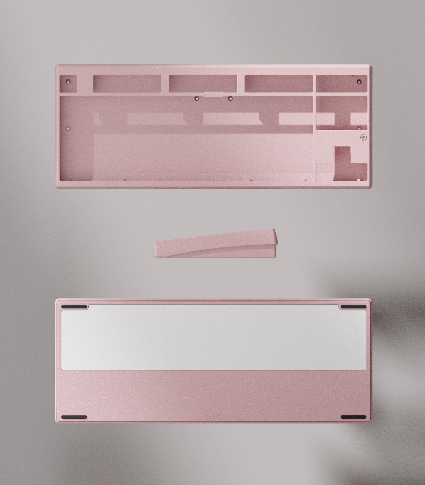 Spray-coated Pink with Spray-Coated White Weight