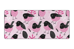 Pink Robin Deskmats Deskpad - Pink Robin Deskmats are designed by KeebsForAll, and it is p