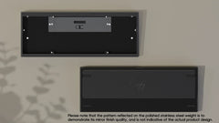 Smokey Acrylic Anodized Black with Sandblasted Black Weight