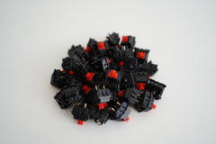 Awesome silent switches from gateron, the red variant, perfect for those late night gamers