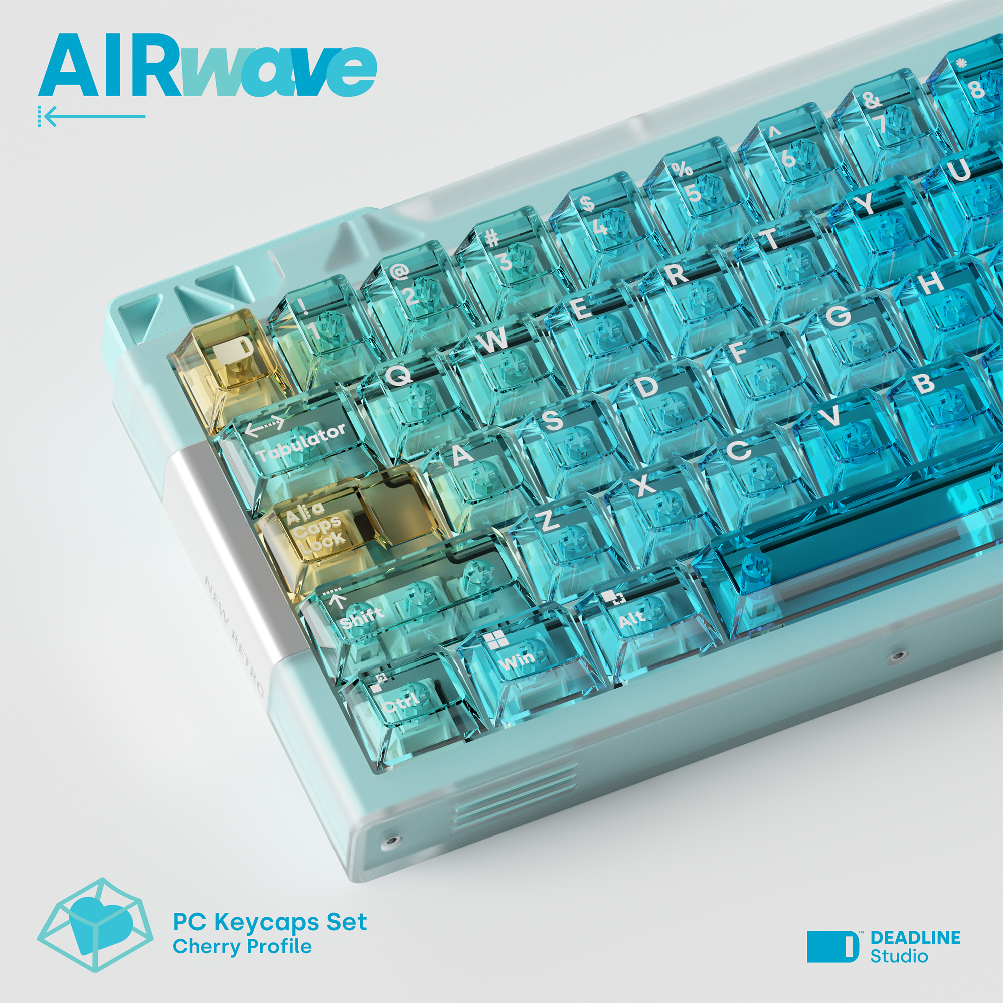 [Coming Soon] AIR Wave Keycaps by Deadline Studio - KeebsForAll