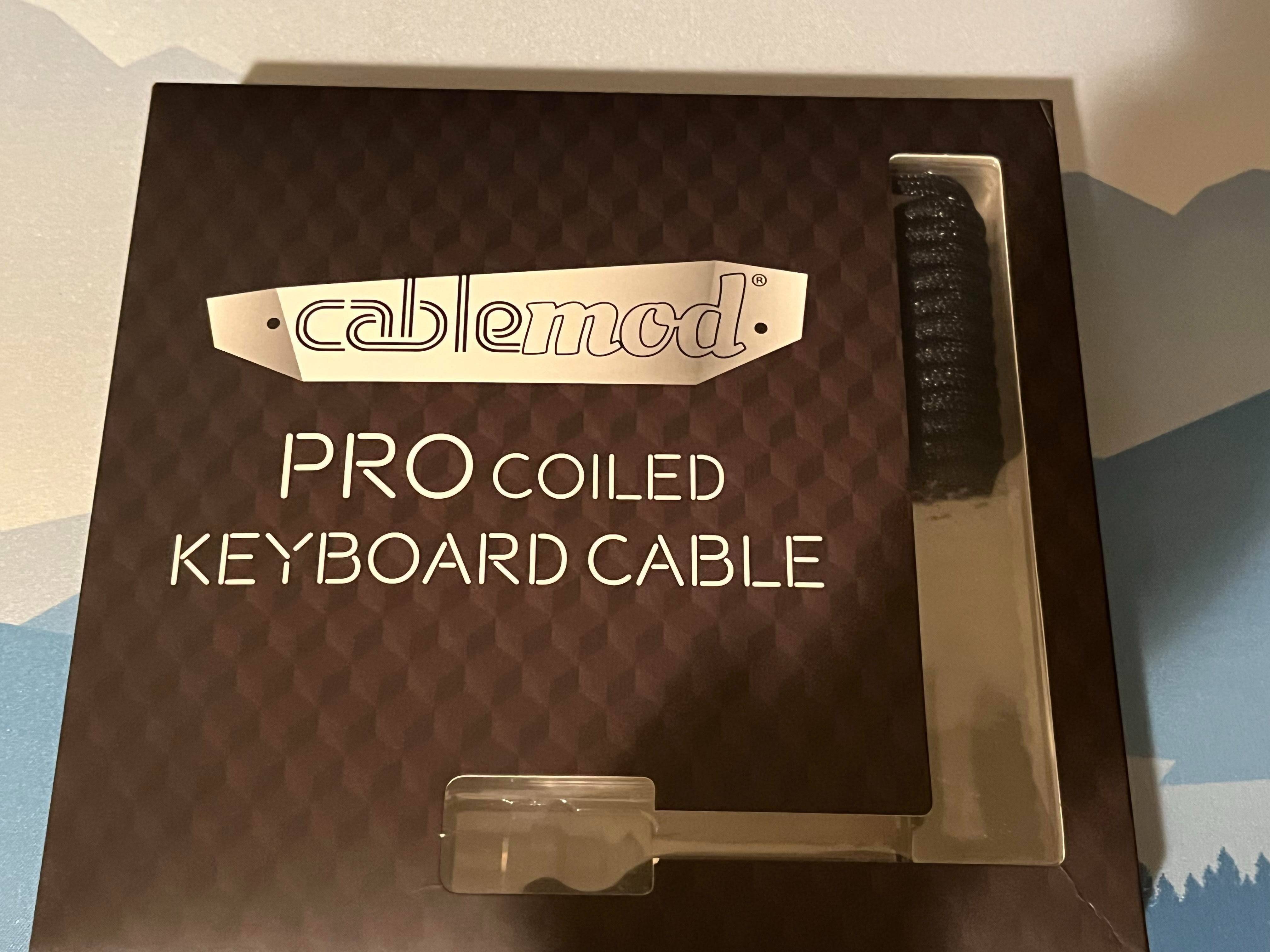 [KFA MARKETPLACE] Coiled Cable (Black) - KeebsForAll